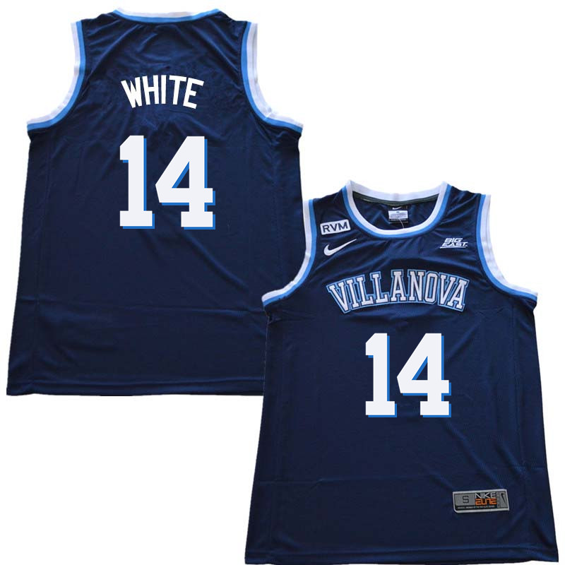 2018 Men #14 Hubie White Willanova Wildcats College Basketball Jerseys Sale-Navy